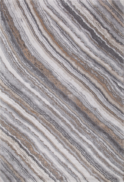 Российский прямоугольный ковёр 33368 970 GRAY / BEIGE