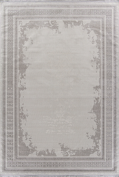 Российский прямоугольный ковёр 33368A CREAM / L.GREY