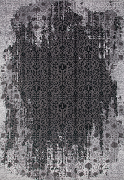 Российский прямоугольный ковёр 33370 954 GREY / GREEN