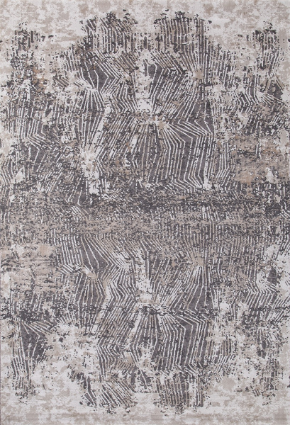Российский прямоугольный ковёр 33379 970 GRAY / BEIGE