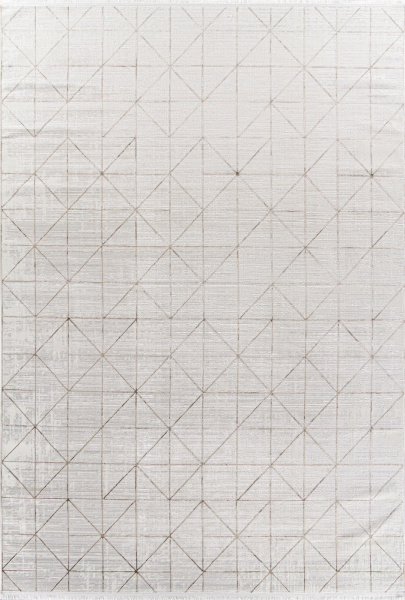 Российский прямоугольный ковёр 33748A CREAM / WHITE