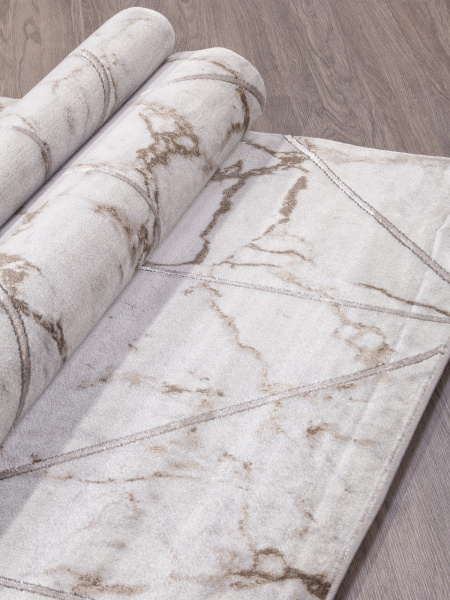 Российский прямоугольный ковёр 3391 GRAY-BEIGE