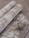 Российский овальный ковёр 3433 GRAY-BEIGE