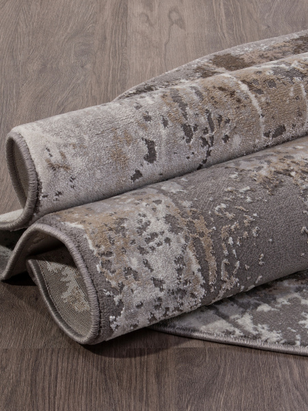 Российский овальный ковёр 3433 GRAY-BEIGE