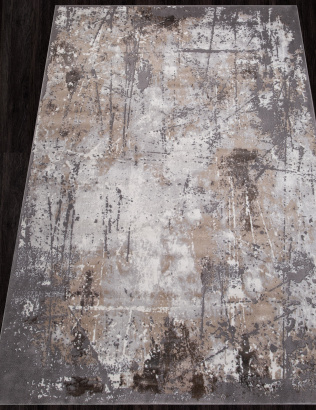 Российский прямоугольный ковёр 3433 GRAY-BEIGE