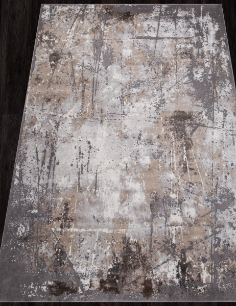 Российский прямоугольный ковёр 3433 GRAY-BEIGE