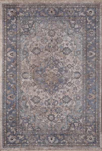 Российский прямоугольный ковёр 35017 030 BLUE