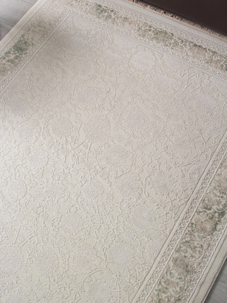 Российский прямоугольный ковёр 35897B CREAM / CREAM