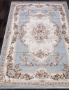 Российский прямоугольный ковёр 4015 L.BLUE-BROWN