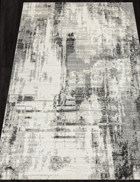 Российский прямоугольный ковёр 61351 095 GREY