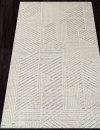 Российский прямоугольный ковёр 6801A WHITE / L.GRAY