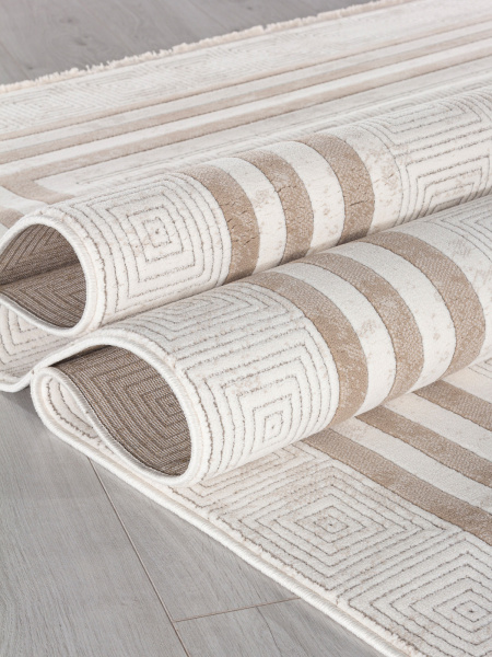 Российский прямоугольный ковёр 71198 071 BEIGE