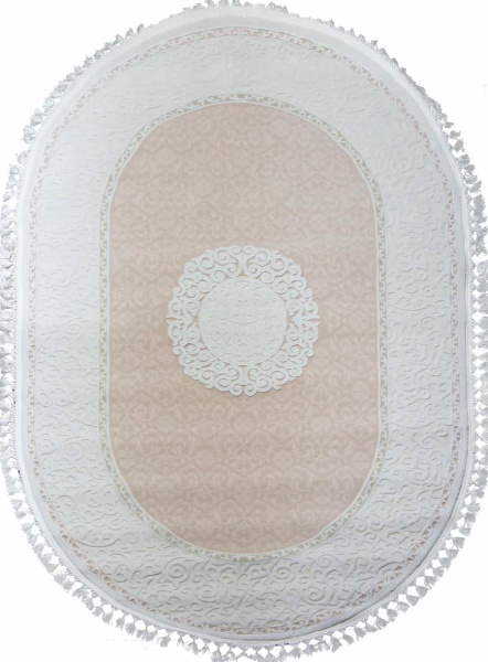 Российский овальный ковёр 7908 PINK / PINK