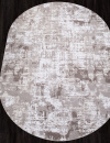 Российский овальный ковёр 8675 GRAY