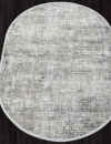 Российский овальный ковёр A047AJ GREY / BLUE