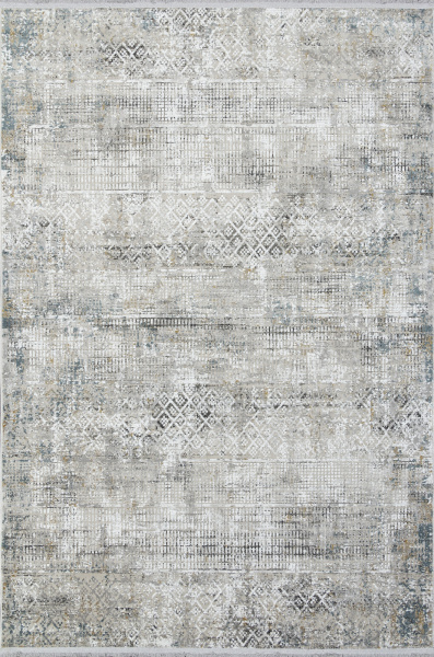 Российский прямоугольный ковёр A047AJ GREY / BLUE