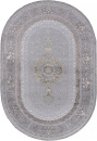 Российский овальный ковёр A053B LIGHT GREY SHRINK / LIGHT GREY SHRINK