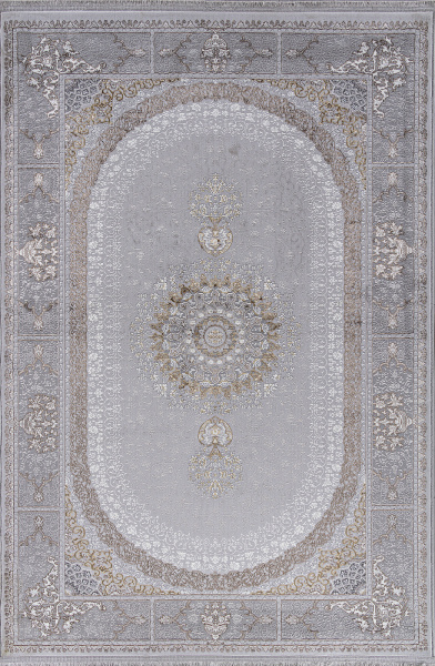 Российский прямоугольный ковёр A053B LIGHT GREY SHRINK / LIGHT GREY SHRINK