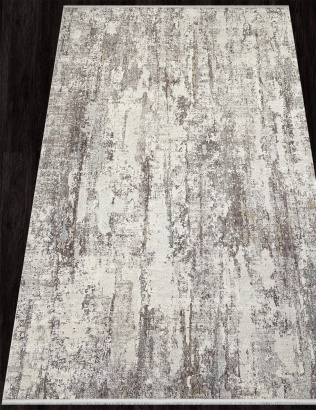 Российский прямоугольный ковёр A069AG GREY / D.GREY