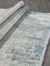 Российский прямоугольный ковёр A100AA GREY / BLUE