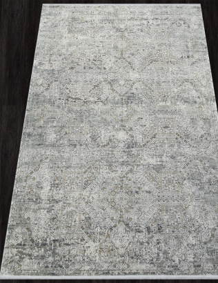 Российский прямоугольный ковёр A160AF D.GREY / GREY
