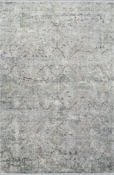 Российский прямоугольный ковёр A160AF D.GREY / GREY