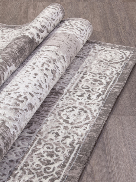 Российский прямоугольный ковёр A396AC POLY IVORY / POLY BEIGE