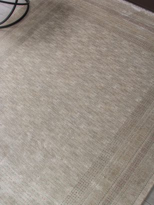 Российский прямоугольный ковёр A809AP L.BEIGE / GREY