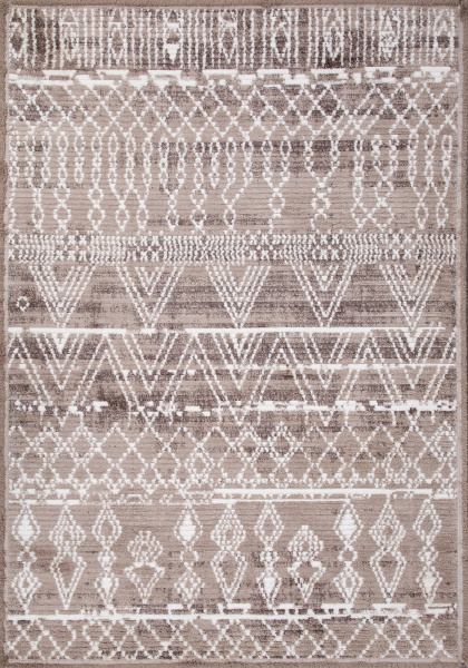Российский прямоугольный ковёр A932AC L.BEIGE / P.WHITE