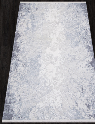 Российский прямоугольный ковёр AB189A GREY / BLUE