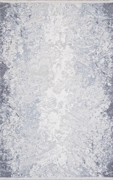 Российский прямоугольный ковёр AB189A GREY / BLUE