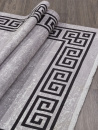 Российский прямоугольный ковёр AB194A GREY / BLACK