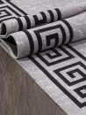 Российский прямоугольный ковёр AB194A GREY / BLACK