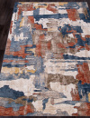 Российский прямоугольный ковёр B3465A VANILLA / BLUE