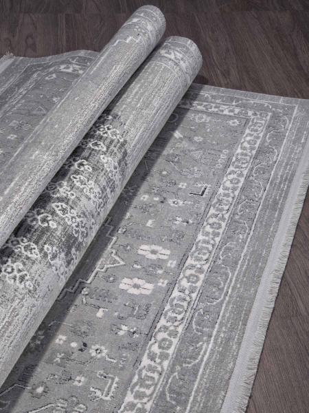 Российский прямоугольный ковёр B458Q A.GRAY / ANTHRACITE