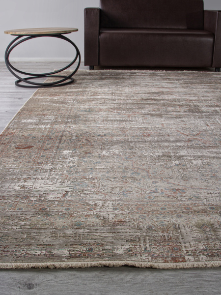 Российский прямоугольный ковёр B860J2 CREAM / L.GREY
