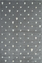 Российский прямоугольный ковёр C210 GRAY