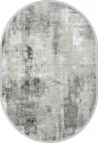 Российский овальный ковёр C288AG GREY / ANTRACITE