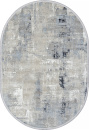 Российский овальный ковёр C288AH GREY / L.BLUE