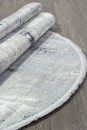 Российский овальный ковёр C288AH GREY / L.BLUE