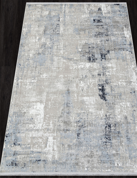 Российский прямоугольный ковёр C288AH GREY / L.BLUE