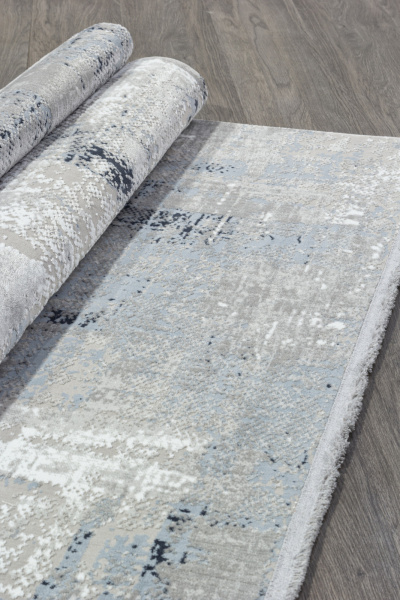 Российский прямоугольный ковёр C288AH GREY / L.BLUE