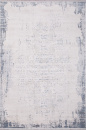 Российский прямоугольный ковёр C545AG L.GREY / BLUE