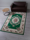 Российский прямоугольный ковёр d057 GREEN