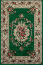 Российский прямоугольный ковёр d057 GREEN