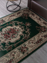 Российский прямоугольный ковёр d057 GREEN