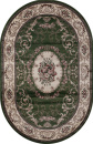 Российский овальный ковёр d066 GREEN
