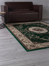 Российский прямоугольный ковёр d066 GREEN