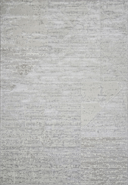 Российский прямоугольный ковёр d196 CREAM-GRAY