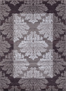 Российский прямоугольный ковёр d213 GRAY-PURPLE